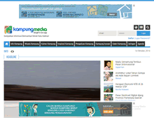 Tablet Screenshot of kampung-media.com